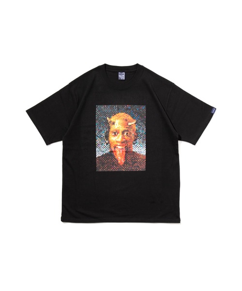 APPLEBUM(アップルバム)の「"Work of Mosaic Art(濱口健)" T-shirt(Tシャツ/カットソー・メンズ・ブラック・MEDIUM/LARGE/X-LARGE/XX-LARGE/SMALL)」の1枚目の写真