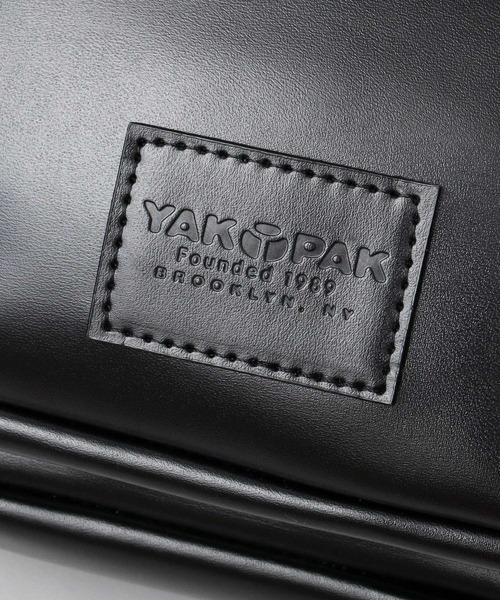 YAKPAK(ヤックパック)の「フェイクレザー ウエストポーチ / ウエストバッグ / ヴィンテージ風(ボディバッグ/ウエストポーチ・メンズ・ブラック・FREE)」の5枚目の写真