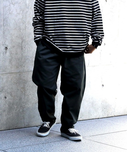 BACK NUMBER(バックナンバー)の「【BACK NUMBER】レギュラーイージーパンツ(その他パンツ・メンズ・ダークベージュ/ブラック/グリーン/ベージュ/その他1/オリーブ/ブラック×ホワイト・XL/S/M/L)」の6枚目の写真