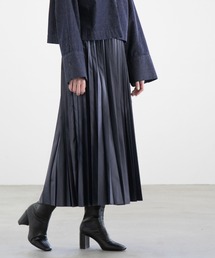 yuw | タフタプリーツスカート　168195(スカート)