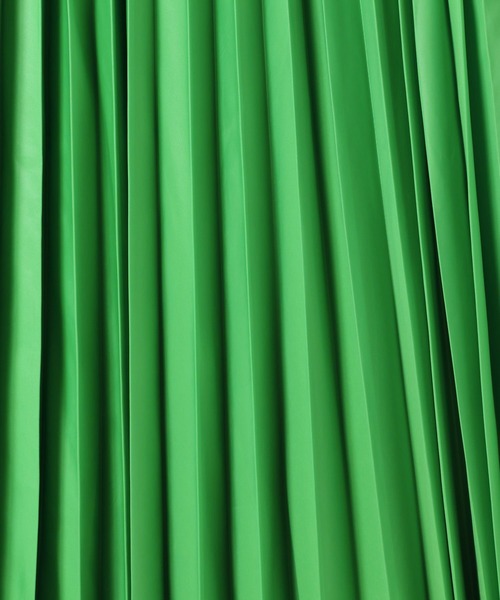 yuw(ユウ)の「タフタプリーツスカート 168195(スカート・レディース・ブラック/グリーン/チャコールグレー/ブルー/ベージュ/ネイビー・FREE)」の20枚目の写真