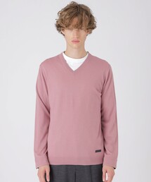 メンズのニット セーター ピンク 桃色系 ブランドロゴ ファッション通販 Zozotown