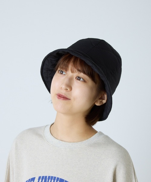 CIAOPANIC TYPY（チャオパニックティピー）の「中綿キルティングバケットハット（ハット・メンズ・オレンジ/ブラック/カーキ・ONE SIZE）」の7枚目の写真