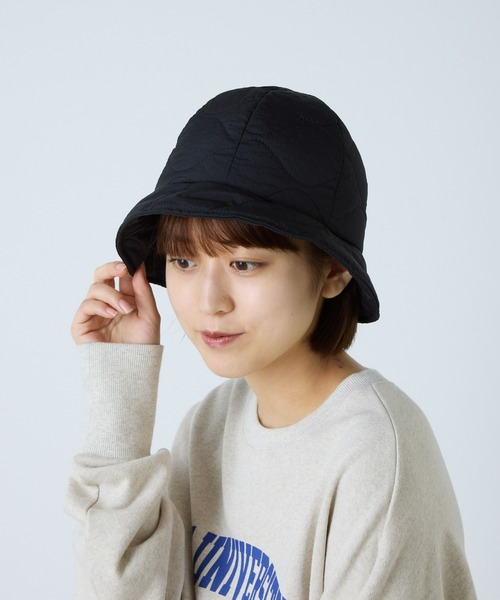 CIAOPANIC TYPY（チャオパニックティピー）の「中綿キルティングバケットハット（ハット・メンズ・オレンジ/ブラック/カーキ・ONE SIZE）」の8枚目の写真