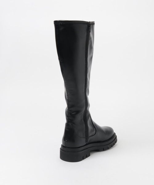 ITEMS URBANRESEARCH（アイテムズ アーバンリサーチ）の「トラックソールロングブーツ（ブーツ・レディース・ブラック・LARGE/SMALL/MEDIUM）」の7枚目の写真