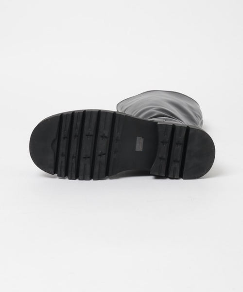 ITEMS URBANRESEARCH（アイテムズ アーバンリサーチ）の「トラックソールロングブーツ（ブーツ・レディース・ブラック・LARGE/SMALL/MEDIUM）」の8枚目の写真