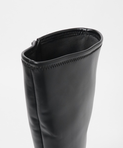 ITEMS URBANRESEARCH（アイテムズ アーバンリサーチ）の「トラックソールロングブーツ（ブーツ・レディース・ブラック・LARGE/SMALL/MEDIUM）」の9枚目の写真