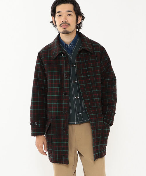 BEAMS PLUS(ビームスプラス)の「BEAMS PLUS / メカニック メルトン ハンティング コート(その他アウター・メンズ・チャコールグレー/レッド・SMALL/MEDIUM/LARGE/X-LARGE)」の5枚目の写真