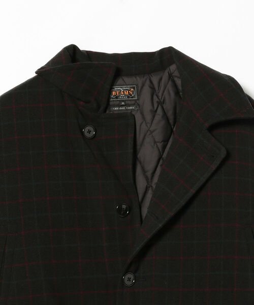 BEAMS PLUS(ビームスプラス)の「BEAMS PLUS / メカニック メルトン ハンティング コート(その他アウター・メンズ・チャコールグレー/レッド・SMALL/MEDIUM/LARGE/X-LARGE)」の8枚目の写真