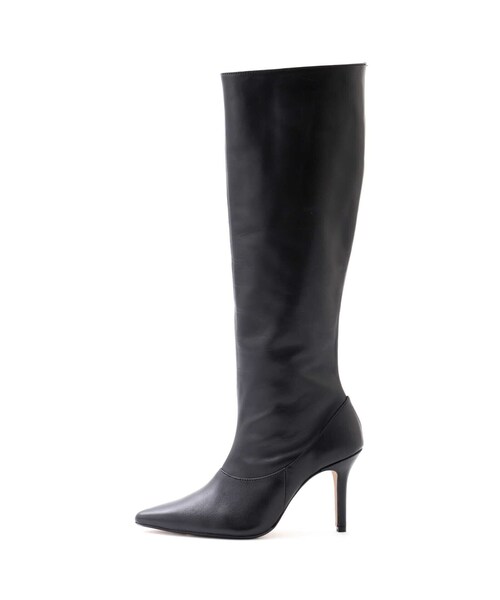 PINKY&DIANNE（ピンキーアンドダイアン）の「ポインテッドトウロングブーツ（パンプス・レディース・ブラック・MEDIUM/SMALL）」の4枚目の写真