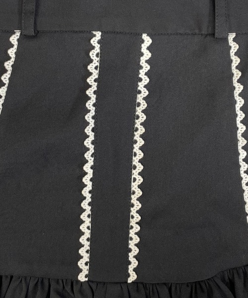 Swankiss（スワンキス）の「SX georgette whip S/K（スカート・レディース・ホワイト/ブラック・FREE）」の8枚目の写真