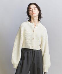 BEAUTY&YOUTH UNITED ARROWS | ウールアクリル カノコ ショート カーディガン(カーディガン/ボレロ)