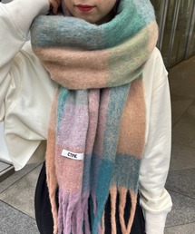 CAPRICIEUX LE'MAGE | シャギーチェックストール(ストール/ショール)