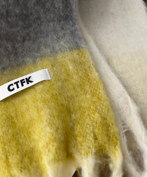 CAPRICIEUX LE'MAGE（カプリシューレマージュ）の「シャギーチェックストール（ストール/ショール・レディース・イエロー/ピンク・FREE）」の8枚目の写真