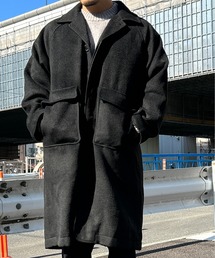 JACKROSE | JE-シャギーフェイクウール・バルカラーコート(ステンカラーコート)