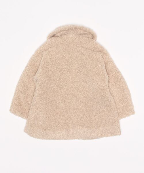 HAKKA KIDS（ハッカキッズ）の「中綿入りボアコート（その他アウター・キッズ・ピンク/ベージュ・100cm/120cm/110cm/130cm）」の3枚目の写真