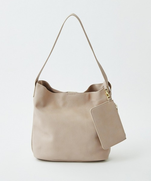 GALLARDAGALANTE(ガリャルダガランテ)の「ポーチ付きワンショルダーバッグ【オンラインストア限定商品】(ショルダーバッグ・レディース・ブラック/アイボリー/モカ・FREE)」の19枚目の写真