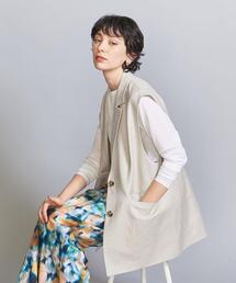 BEAUTY&YOUTH UNITED ARROWS | シャークスキン テーラードカラーベスト(ベスト)