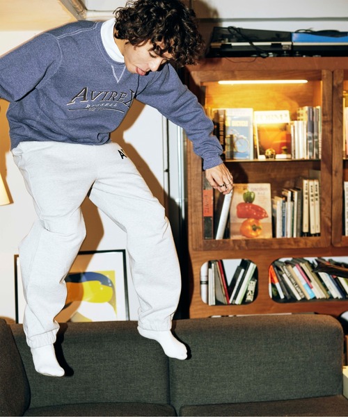 AVIREX（アヴィレックス）の「【RUSSELL ATHLETIC × AVIREX】CREW NECK SWEAT / クルーネック スウェット / ラッセル アスレティック / アヴィレックス（スウェット・メンズ・その他3/その他11/チャコール/ダークグリーン系・2XL/L/M/XL）」の15枚目の写真