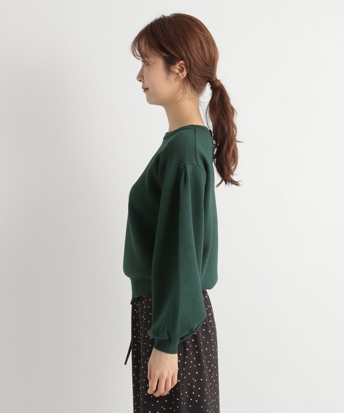 Andemiu（アンデミュウ）の「【WEB限定】パールボートネックニット176412（ニット/セーター・レディース・ブラック/ブラウン/ボルドー/ブルー/グリーン/アイボリー・FREE）」の16枚目の写真