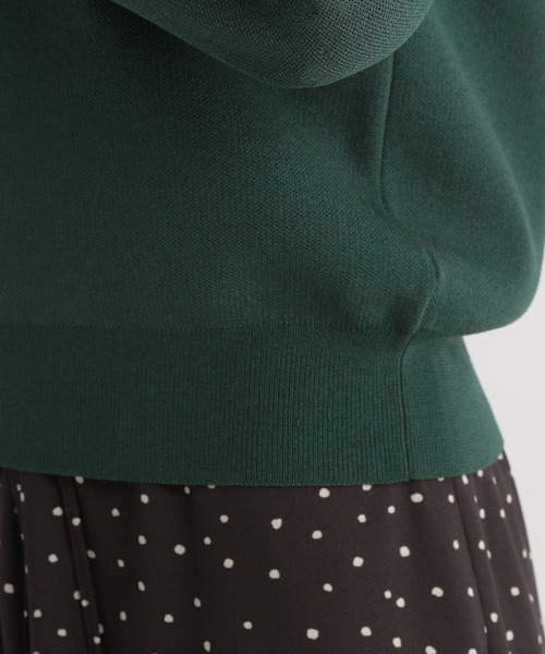 Andemiu（アンデミュウ）の「【WEB限定】パールボートネックニット176412（ニット/セーター・レディース・ブラック/ブラウン/ボルドー/ブルー/グリーン/アイボリー・FREE）」の11枚目の写真