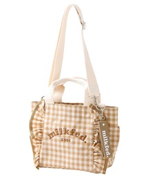 MILKFED. | CHECKERED RUFFLE MINI BAG(ショルダーバッグ)