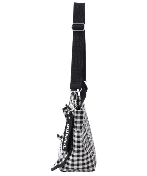 MILKFED.（ミルクフェド）の「CHECKERED RUFFLE MINI BAG（ショルダーバッグ・レディース・ブラック/ベージュ/レッド・ONE SIZE）」の11枚目の写真