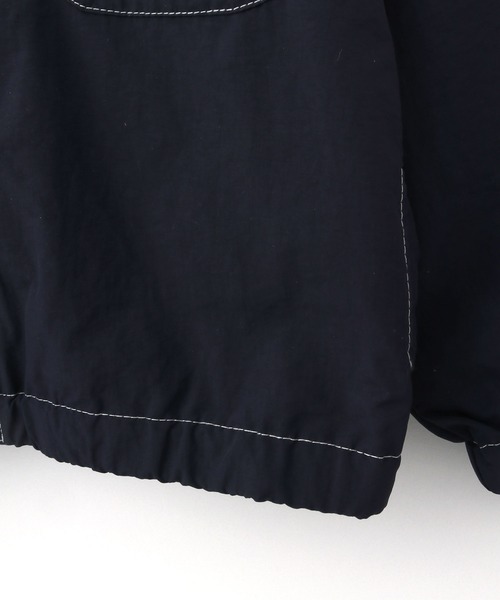 MAKE YOUR DAY（メイクユアデイ）の「ラインナイロンパーカー■80～140cm（ナイロンジャケット・キッズ・アイボリー/ネイビー/レンガ/サックスブルー・120/130/100/110/140/80/90）」の22枚目の写真