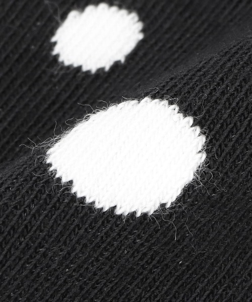 Happy Socks(ハッピーソックス)の「HS by Happy Socks メンズ レディース MIXED DOT ( ミックスド ドット ) クルーソックス 10201905(ソックス/靴下・レディース・ブラック/ネイビー・M/L)」の5枚目の写真
