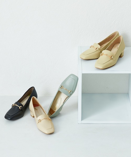 WA ORiental TRaffic（ダブルエーオリエンタルトラフィック）の「メタリックラインビットヒールローファー 32101（ローファー・レディース・ブラック/ブルー/グリーン/ベージュ・34/35/36/37/38/39/40/41/42/33/43）」の17枚目の写真