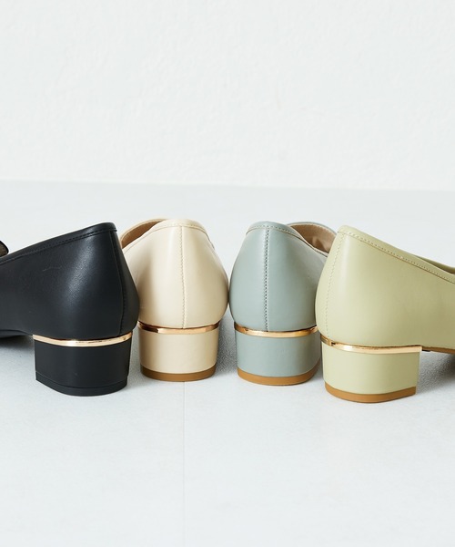 WA ORiental TRaffic（ダブルエーオリエンタルトラフィック）の「メタリックラインビットヒールローファー 32101（ローファー・レディース・ブラック/ブルー/グリーン/ベージュ・34/35/36/37/38/39/40/41/42/33/43）」の18枚目の写真