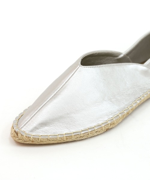 RiiiKa（リーカ）の「【RiiiKa/リーカ】ポインテッドトゥジュートシューズ（スリッポン・レディース・ブラック/シルバー/ホワイト/キャメル・S/M/L）」の13枚目の写真