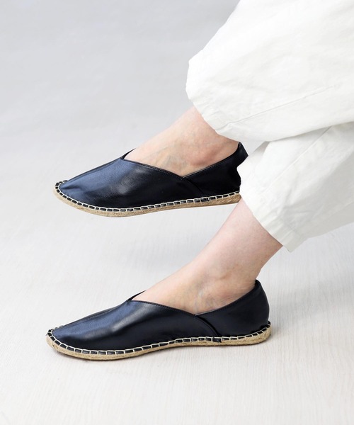 RiiiKa（リーカ）の「【RiiiKa/リーカ】ポインテッドトゥジュートシューズ（スリッポン・レディース・ブラック/シルバー/ホワイト/キャメル・S/M/L）」の22枚目の写真