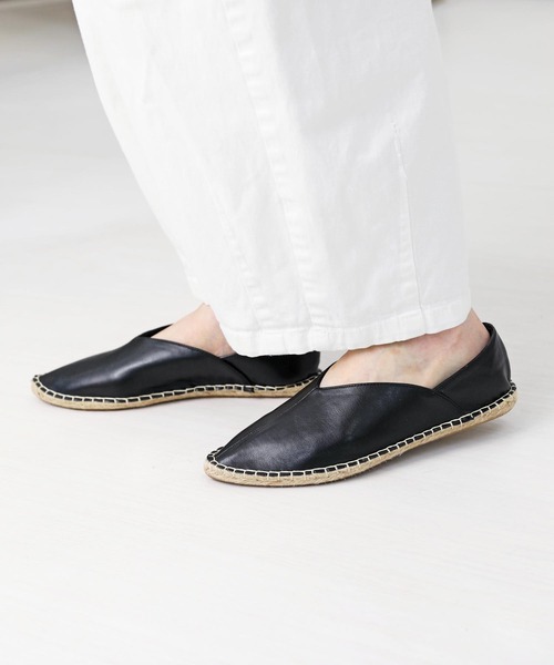 RiiiKa（リーカ）の「【RiiiKa/リーカ】ポインテッドトゥジュートシューズ（スリッポン・レディース・ブラック/シルバー/ホワイト/キャメル・S/M/L）」の19枚目の写真