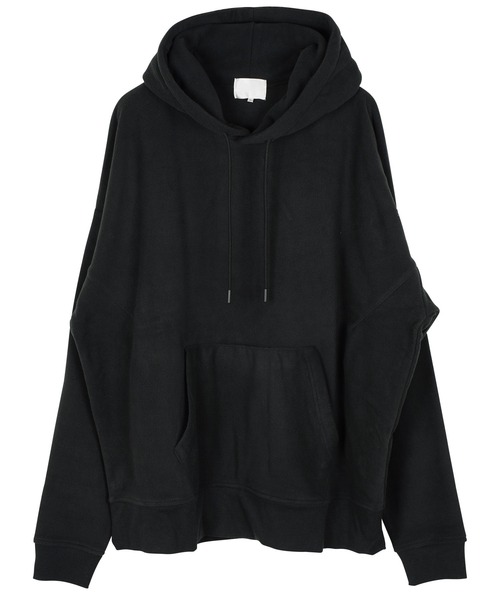 jiggys shop（ジギーズショップ）の「マイクロフリース ビッグシルエット プルオーバー フーディー パーカー（パーカー・メンズ・グリーン/グレー系その他/ブラック/ネイビー/オフホワイト/ピンク系その他/チャコールグレー・X-LARGE/MEDIUM/LARGE/SMALL）」の10枚目の写真