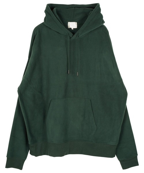 jiggys shop（ジギーズショップ）の「マイクロフリース ビッグシルエット プルオーバー フーディー パーカー（パーカー・メンズ・グリーン/グレー系その他/ブラック/ネイビー/オフホワイト/ピンク系その他/チャコールグレー・X-LARGE/MEDIUM/LARGE/SMALL）」の16枚目の写真