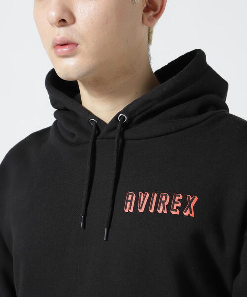 AVIREX - 【極美品】AVIREX  FLYERS ロングパーカー プルオーバー  黒　M 楽天市場】AVIREX アヴィレックス アビレックス FLYERS LONG