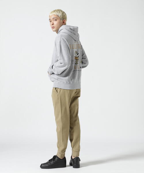 AVIREX（アヴィレックス）の「【直営店限定】BULLDOG PULL OVER PARKA / ブルドッグ プルオーバー パーカー / AVIREX / アヴィレックス（パーカー・メンズ・ホワイト/ブラック/グレー・M/2XL/XL/L）」の12枚目の写真