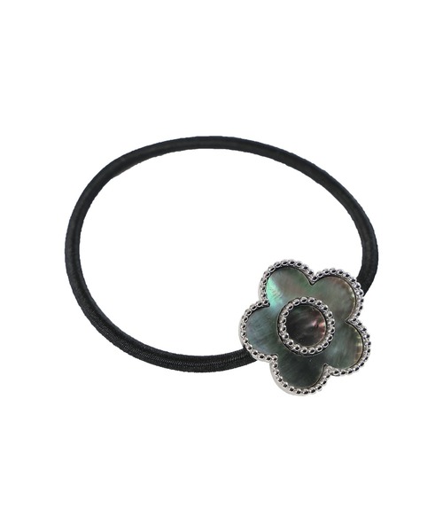 MARY QUANT（マリークワント）の「シェルプレートデイジー ヘアゴム（ヘアゴム・レディース・ゴールド/シルバー・FREE）」の2枚目の写真