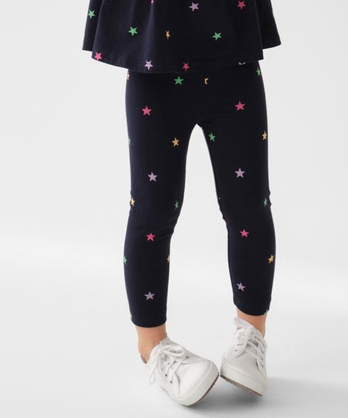 GAP(ギャップ)の「オーガニックコットン ブラナン プレイタイムフェイバリット レギンス (幼児)(レギンス/スパッツ・キッズ・マルチ/ブルー/その他1/ホワイト系その他・12-18M/18-24M/2 YRS/3 YRS/4 YRS/5 YRS)」の1枚目の写真