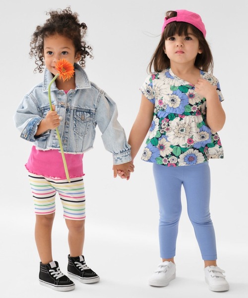 GAP(ギャップ)の「オーガニックコットン ブラナン プレイタイムフェイバリット レギンス (幼児)(レギンス/スパッツ・キッズ・マルチ/ブルー/その他1/ホワイト系その他・12-18M/18-24M/2 YRS/3 YRS/4 YRS/5 YRS)」の7枚目の写真