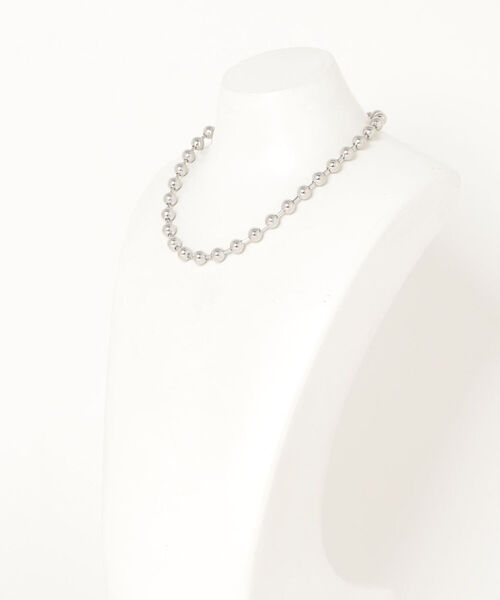 fredy emue（フレディエミュ）の「【by daisy/バイデイジー】ボールチェーンネックレス（ネックレス・レディース・シルバー・FREE）」の2枚目の写真