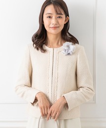 ≪セレモニー・学校行事にも♪≫ツイードジャケット/卒業式(卒園式)入学式(入園式)七五三・お宮参り