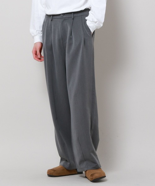 ALAND（エーランド）の「3.3 Field Trip／ツータックスラックス 2188759（スラックス・メンズ・ブラック/グレー・FREE）」の5枚目の写真