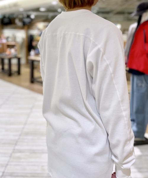 GREEN BOWL（グリーンボウル）の「グリーンボウル【GREEN BOWL】Rare Rib L/S T-shirts（Tシャツ/カットソー・メンズ・ホワイト/オリーブ/杢グレー/ネイビー/レッド/ベージュ・M/L）」の7枚目の写真