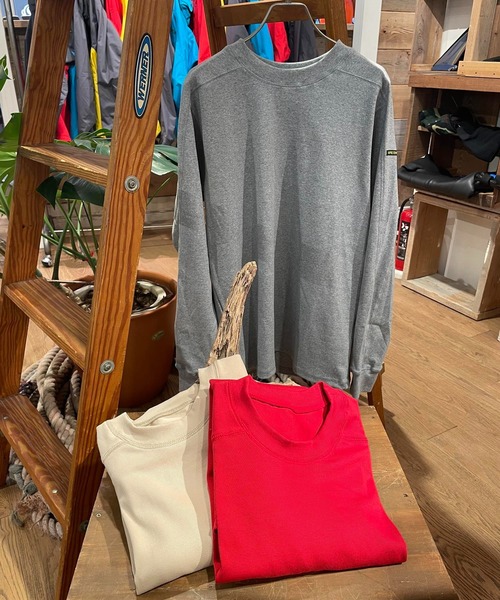 GREEN BOWL（グリーンボウル）の「グリーンボウル【GREEN BOWL】Rare Rib L/S T-shirts（Tシャツ/カットソー・メンズ・ホワイト/オリーブ/杢グレー/ネイビー/レッド/ベージュ・M/L）」の12枚目の写真