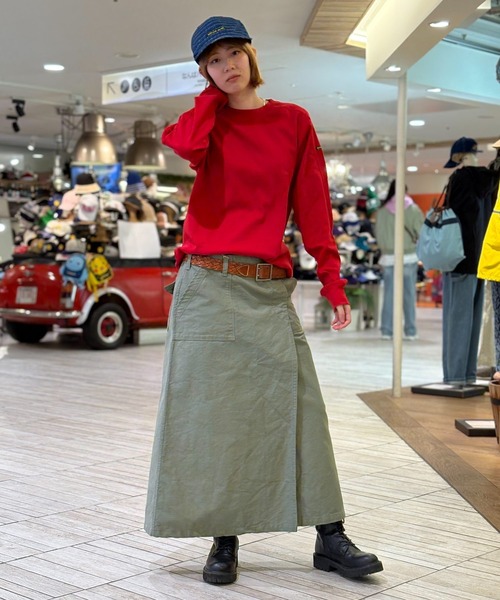 GREEN BOWL（グリーンボウル）の「グリーンボウル【GREEN BOWL】Rare Rib L/S T-shirts（Tシャツ/カットソー・メンズ・ホワイト/オリーブ/杢グレー/ネイビー/レッド/ベージュ・M/L）」の13枚目の写真