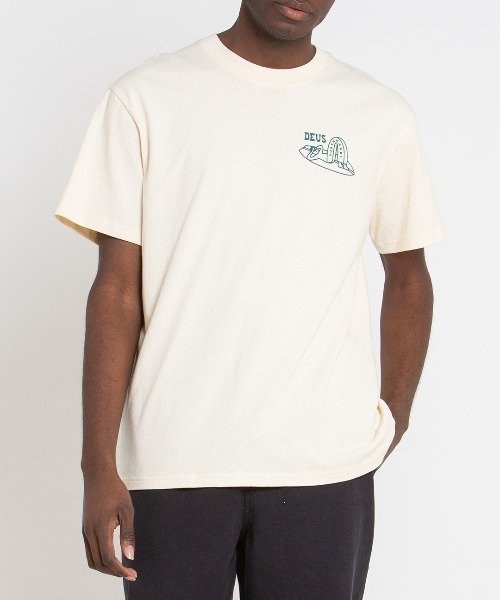 DEUS EX MACHINA(デウスエクスマキナ)の「LAYBACK TEE(Tシャツ/カットソー・メンズ・グリーン/オフホワイト・SMALL/MEDIUM/LARGE)」の2枚目の写真