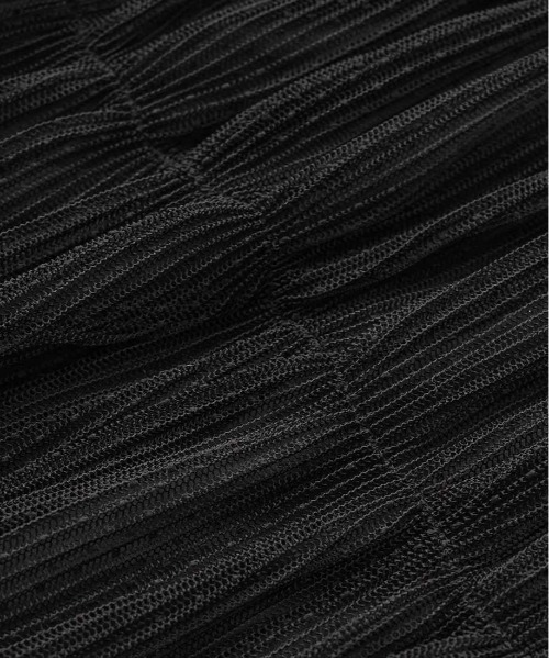 RANDA（ランダ）の「【選べる丈感】ドットチュールティアードスカート（スカート・レディース・ブラック/ホワイト・FREE/TM）」の22枚目の写真