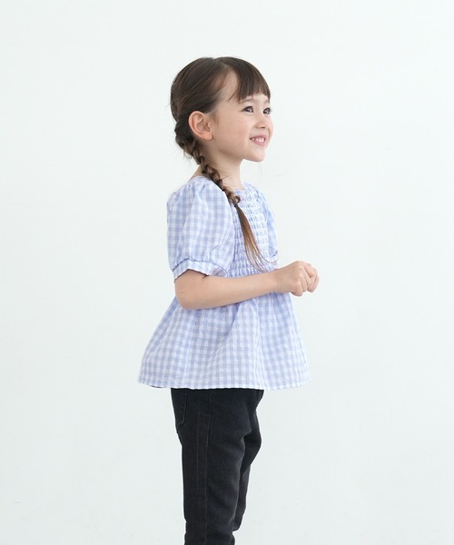 coca（coca）（コカ）の「キッズ ギンガムチェック シャーリング
